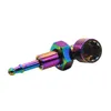 Fashion Screws Metal Tobacco Herb Pipe Jamaica Rasta Reggae Style Smoke Pipe Portable Hookah Shisha Smoking Water Pipes Accessories