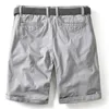 Zomer 100% katoen Solid Shorts Mannen Casual Strand 10 Kleuren Hoge Kwaliteit Elastische Taille Mannelijke Korte 210716