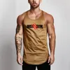 Marke Fitness Stringer Tank Tops Männer Nur Turnhallen Hemd Sportwear Singlet Männer Canotta Bodybuilding Tanktop Mesh Unterhemd Männlich 210421