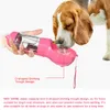 Pet Dog Water Bottle Bottle para pequenos cães grandes alimentadores de cachorrinho bebendo os acessórios do alimentador de dispensador ao ar livre