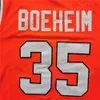 Vin 2021 New NCAA College Syracuse Orange Basketball Jersey 35 Budy Boeheim Size S-3XL