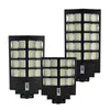 1000W 800W 600W LED lampioni solari a batteria lampade da esterno dal tramonto all'alba con sensore di movimento per parcheggio, cortile, garage e giardino.