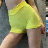 Rennen shorts vrouwen sportschool yoga atletische korte push -up hoge taille fitness snel droge slanke broek