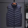 Men Autumn And Winter high quality Heated Vest Zones Electric Jackets Graphene Heat Coat USB Heating Padded Jacket 210925