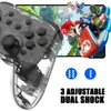 Manette de jeu de manette de jeu Pro de télécommande Bluetooth sans fil transparente pour manette de jeu Nintendo Switch Pro