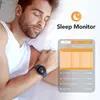 AGPTEK SMART WACK MEN KVINNOR IP68 Vattentät aktivitetsspårare med full touch färgskärm hjärtfrekvensmonitor pedometer Sleep Moni6837943