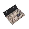 Army Camouflage Mini-Herren-Leder-Geldbörse mit Münzfach, schlanke Geldbörse, Geldklammer, Tasche, Bank, Kreditkarte, Bargeld