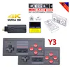 Y3 HDTV Video 4K Classic Mini Jogo Console 628 Jogos Suporte 2 Dual Portátil Controlador Sem Fio TF Cartão para Jogadores de 8 Bit