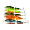 10.5 CENTIMETRI 9.6g 2 Sezioni Pesca Minnow Esca Esca Artificiale Ganci Crankbait Affrontare Esca Dura di Plastica