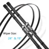 Wiper Blades for Audi A3 8P 2005~2012 Front Windscreen Windshield Wipers Car Accessories Stickers 2006 2007 2008 2010 2011