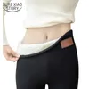 Warm Cashmere Pants Plus Size Women Workout Leggins Mujer Autumn Winter Thicken Soft Skinny Leggings 7780 50 210417