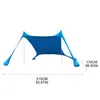 Tentes et abris Sunsn Canopy Pêche en plein air Camping Auvent Tente de plage Abri solaire Ombre pour les voyages Backyard9991943