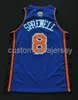 LATRELL SPREWELL SWINGMAN JERSEY BLUE Stitched Customize Any Number Name XS-6XL