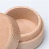 Small Round Wooden Storage Box Handmade Jewelry Organizer Soap Crafts Case Vintage Decorative Natural Craft Jewelry Box 4942 Q2