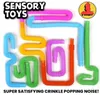 DHL Mini Tube Sensory Tube Twist Tubes Toy Stress Angst Relief Squeeze Stretch Telescopic Bellows Extension Spring Pipe Finger Fun Game Toys3422038