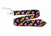 Keychain 10pcs 만화 핑크 하트 휴대 전화 끈 열쇠 고리 펜 던 트 파티 선물 호의 Accessorie 작은 도매