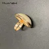 Klusterringar huanzhi oval personlighet geometriska pärlor skal metall legering fingeruppsättningar för kvinnor fest resesmycken gåvor