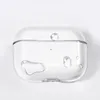 Para Apple Airpods Pro 3 Funda de manga Funda protectora completa de AirPods 2 y 1 Auriculares inalámbricos Bluetooth Configure el protector de borrado Transparente PC Cáscara dura