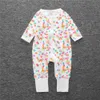 Kids Online Boutique Rompers Baby Girl Осень Одежда Комбинезон Малыш Девушки Одежда для молочной камень Одежда Romper Rose Papted Pampsuits