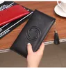 new wallet women's long leather multi card large capacity buckle leather wallet1915