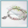 Bedelarmbanden Sieraden Merk Armband Luxe Designer Dames Opal Beads Crown Leaf Iced Out NEE82-1 Drop Levering 2021 Akz1n