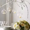 Candle Holders 12PCS Brand Hanging Tealight Holder Glass Globes Terrarium Wedding Candlestick Vase Home El Bar Decor