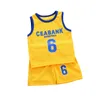 Clothing Sets Children's Sleeveless Suit Thin Section Breathable Boys And Girls Basketball Uniform Sportswear Vest Shorts Two-piece