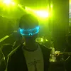 メガネエルワイヤーネオンパーティー明るいLEDライトアップレイブコスチューム装飾DJハロウィーンデコレーションサングラス6472233