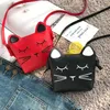2021 Ryggsäckar handväska Baby Cat Mini Shoulder Bag Cute Princess Messenger Bags Faux Suede Small för Kids Girl