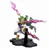 Figurine de dessin animé une pièce de 20cm, Kimono Roronoa Zoro, Figurine de Combat Ver. Zoro PVC Figurines Collection Modèle Jouets X0526