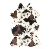 Cow Print Rug Faux Cowhide Rug Animal Pattern Mattor för badrum Vardagsrum Skinn Doormat Home Textile 110cm x 75cm 210917