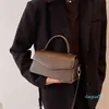 الأيمن الصغيرة بو الجلود رفرف الكتف أكياس crossbody مع مقبض قصير للنساء 2021 حقائب فصل الشتاء بسيطة واتبع