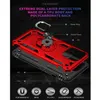 For Iphone 13 Pro Max Phone Cases With Ring Holder Car Magnetic Shockproof Cover Moto G Stylus 2021 E7 G9 Play G8 Power Lite G50 LG Stylo7 K53 K22 K51S Harmony 4
