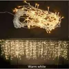 3-20M outdoor garland christmas and year festoon lamps for decor garden yard house steady on warm white luces led decoración 211122