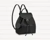 Yüksek Kaliteli tasarımcı lüks Sırt Çantaları MONTSOURIS Çanta Omuz Çantası Omuz Çantaları Siyah Hakiki Deri Mektup Moda SPERONE Fermuar Seyahat Sırt Çantası