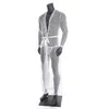 Roupa de sono masculino masculino Sexy Long Robe Transparent Lace Cardigan Bathrobe