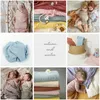 Infant Swaddling Wrap Blanket Cloth Pure color bambou coton Serviette de bain couvertures printemps et été gaze mousseline Poussette Couvre Ins WMQ763