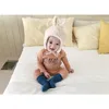 Cute infants printing casual clothing sets Baby boys girls pure cotton long sleeve T shirt and pants 2 pcs 210508
