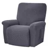 Housses de chaise 1pc housse inclinable antidérapante fauteuil élastique massage canapé housse