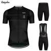 Set da corsa Set da ciclismo 2022 Abbigliamento da bici Team Jersey Kit Raphaful Uomo Manica corta MTB Abbigliamento Uniforme Ropa Ciclismo Hombre