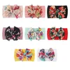 Bébé bébé en nylon fleur nœud papillon bandeau enfants élastique bandeau de cheveux enfants floral noeud doux chapeaux bandeaux