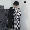 Neploe Japanes chemises Harajuku haut pour femme chemisiers à carreaux Patchwork chemise à manches longues surdimensionné Streetwear Blusas femme vêtements 210422