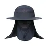 턱 스트랩 넥 커버 태양 모자 스포츠웨어 액세서리 모자와 함께 실외 플랩 캡 접이식 휴대용 햇빛 입.