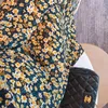 Korobov Nuove donne di arrivo vestono coreano elegante manica a sbuffo stampa abiti femminili estate chic dolce vintage abiti femme 210430