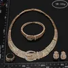 Earrings & Necklace Yulaili Unique Design Belt Shape Fashion Four Pieces Jewelry Set For Women