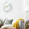 1 stks Nordic Marble Wall Clock Moderne Minimalistische Slaapkamer Kunst Klokken Persoonlijkheid Creatieve Woonkamer Mode Wall horloge 211110