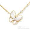 Jewelry butterfly Pendant silver Necklace designer locket diamond men and women Rose Gold Platinum necklaces statement for Christm9038312
