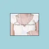 Beaded Necklaces & Pendants Jewelry Wholesale Classic 9-10Mm Natural South Seas White Pearl Necklace 38 Inch 14K Gold Clasp Drop Delivery 20