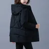 Kvinnor Ned Parkas 2021 Kvinnor Vinterjacka Lång Varm Kvinna Tjockad Coat Bomull Padded Parka Hooded Outwear Plus Storlek 4XL