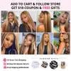 Ishow Highlight 4/27 Human Hair Bundles Wefts With Closure Straight Virgin Extensions 3/4pcs Colored Ombre Brown for Women 8-28inch Brazilian Peruvian